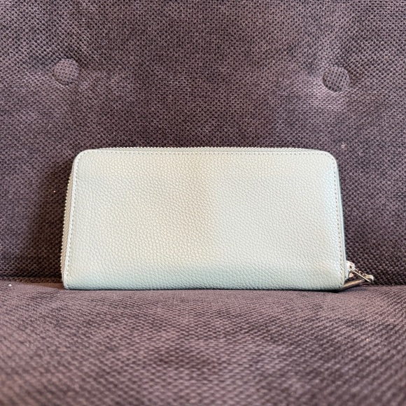 Coach Seafoam Accordion Wallet 8"L X 4"H - Picture 2 of 6